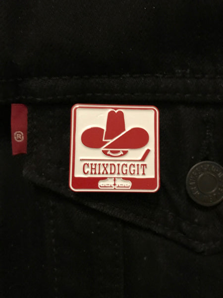 Calgary Chixdiggits (Coybows) Enamel Pin! Multiple Colours Available!